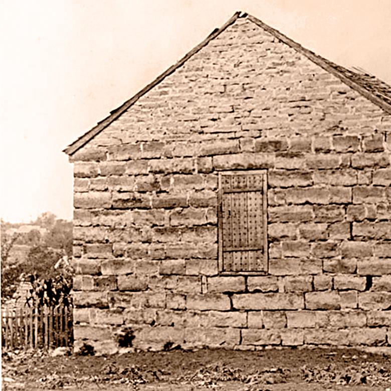 Historic photograph of Liberty Jail